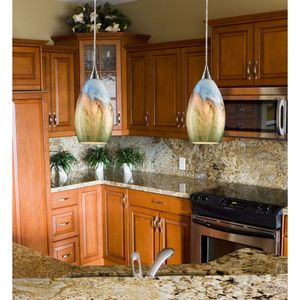 Geologic 6'' Wide 1-Light Mini Pendant - Satin Nickel 9