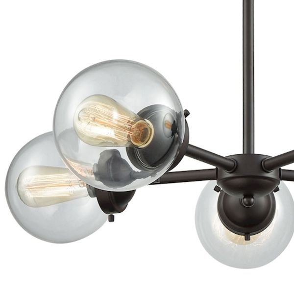 Beckett 26'' Wide 5-Light Chandelier - Oil Rubbed Bronze