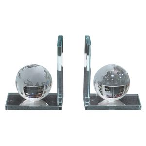 HASTINGSLAKE SET OF 2 CLEAR BOOKENDS 6 (IN) 1