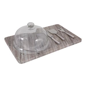 FIONALEY SET OF 5 BROWN SERVEWARE 6 (IN) 4