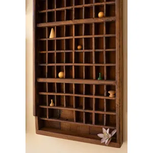 Antique Wooden Printer's Tray 4