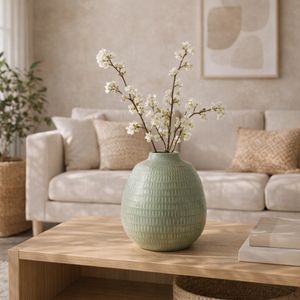 PAGEROSE GREEN VASE 8 (IN) 9