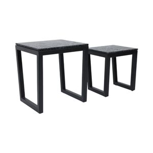 DRAKECLIFF SET OF 2 BLACK TABLE 23 (IN) 1
