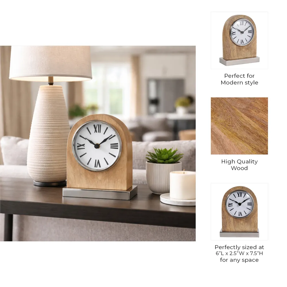 GRAYDONWELL TAN CLOCK 8 (IN)