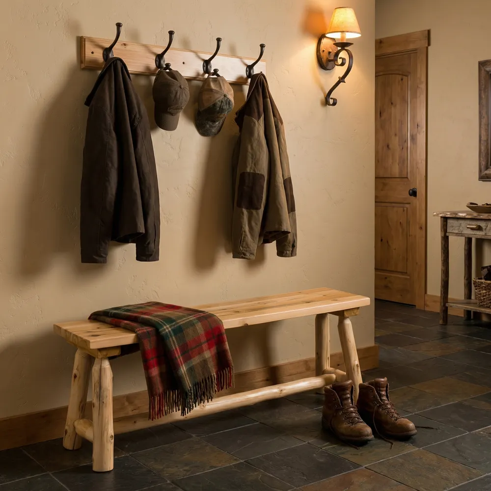 Voyageur 36-inch Bench - Wood Seat - Natural - Standard