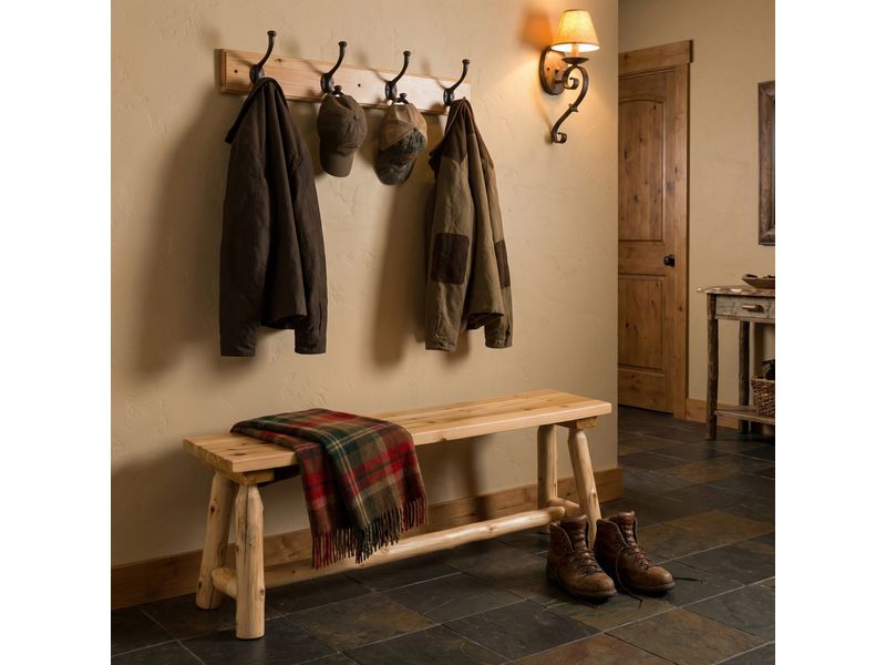Voyageur 36-inch Bench - Wood Seat - Natural - Standard 1
