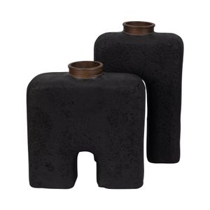 ROLANDCREST BLACK VASE 15 (IN) 9
