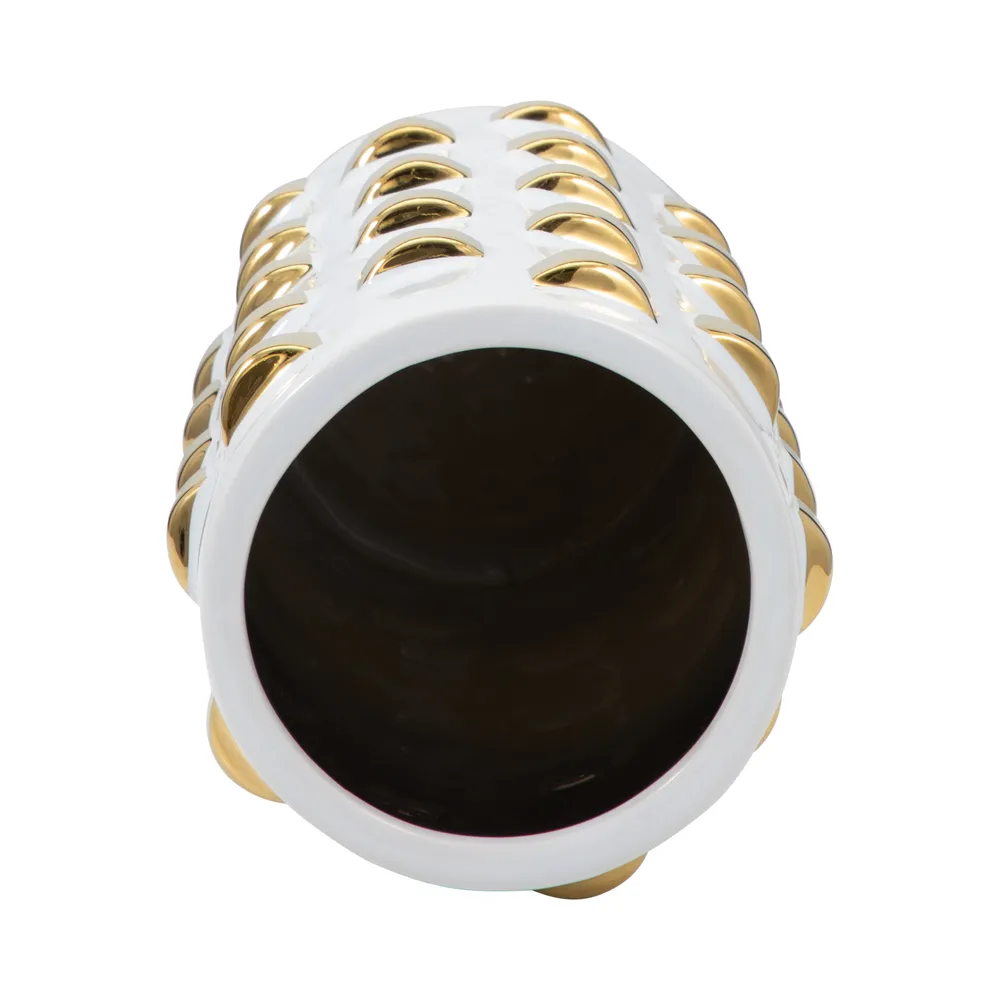 DASHCLIFF WHITE VASE 15 (IN)