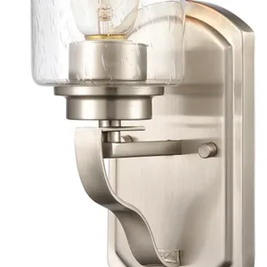 Market Square 12'' High 1-Light Vanity Light - Brushed Nickel 4