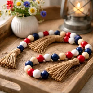 Americana Beaded Strand 37in 1