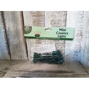 20 Bulb Green Cord Country Lights 2