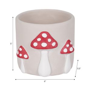 BRECKRUN RED PLANTER 5 (IN) 8