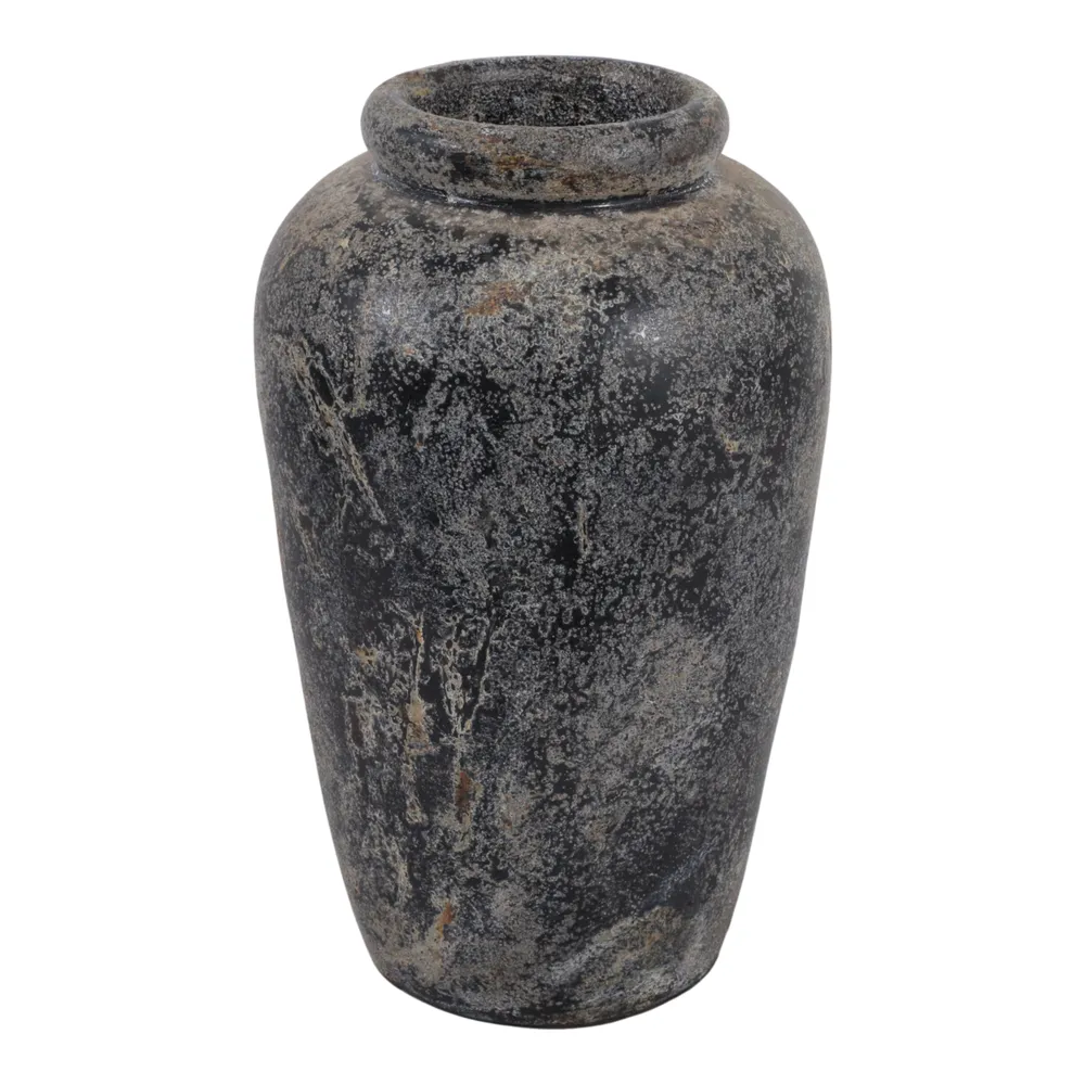 WILSONMOOR BLACK VASE 17 (IN)
