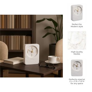 GLENNROSE WHITE CLOCK 7 (IN) 10