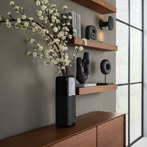 BECKHAVEN BLACK VASE 18 (IN) 11