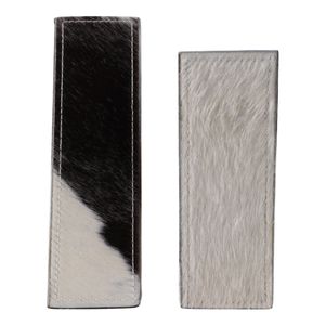 RAYMONDTON SET OF 2 IVORY BOOKENDS 7 (IN) 6