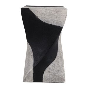 HELTONBURN WHITE GARDEN STOOL 19 (IN) 5