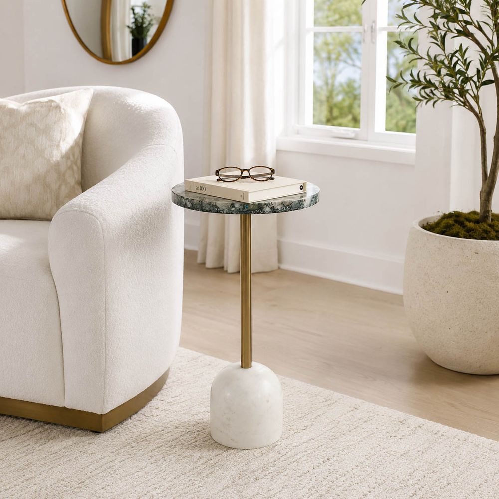 BLAIRMILL GREEN TABLE 21 (IN)