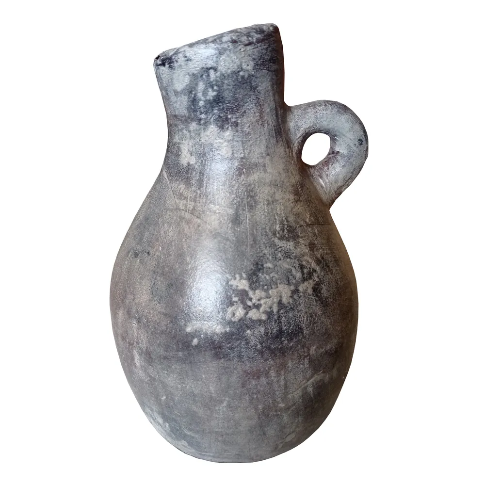 GARFIELDROSE GRAY VASE 8 (IN)