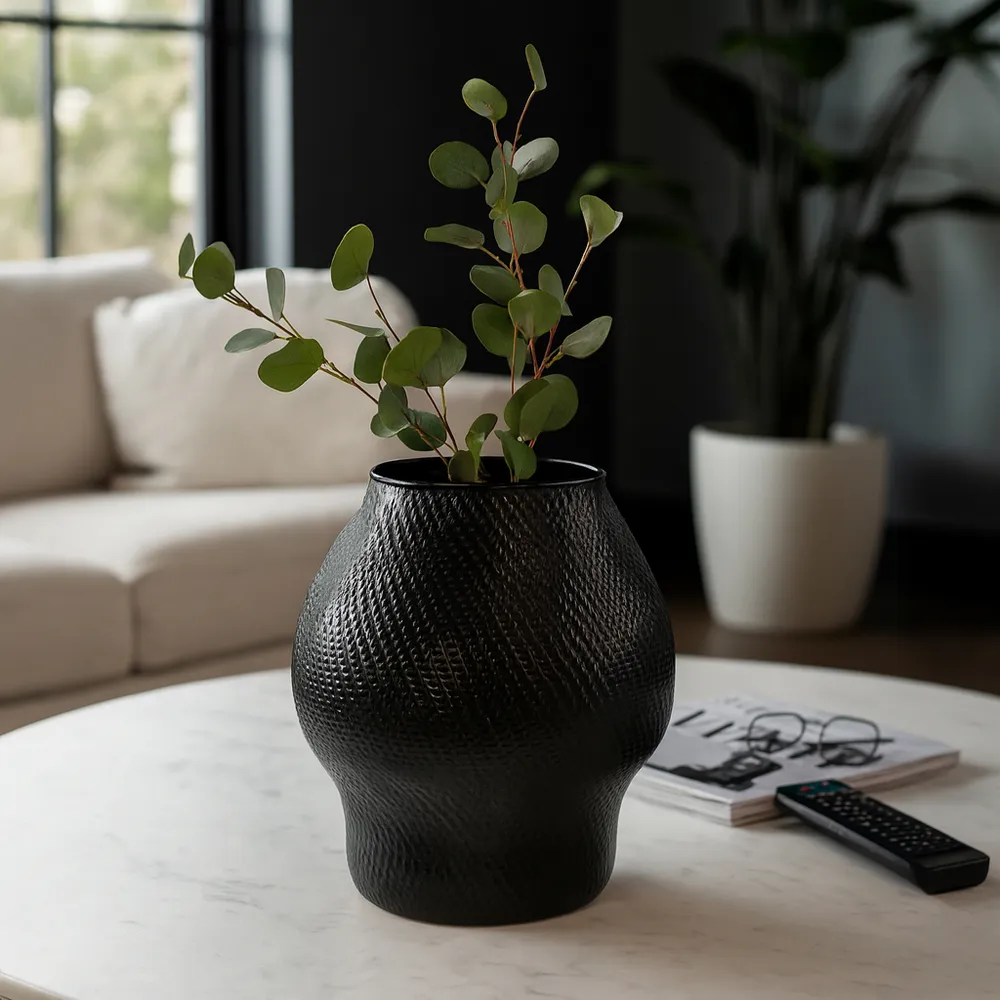 SHAWRUN BLACK VASE 16 (IN)