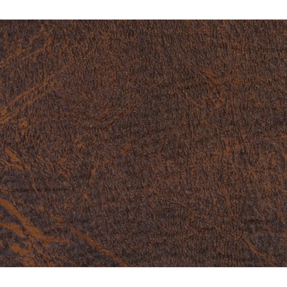 Colt Coffee Faux Leather, Grade 10 - Fabric by the yard