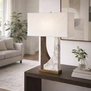 CASEYSTONE WHITE LAMP 23 (IN) 9