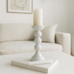 BECKETTOAK CLEAR CANDLE HOLDER 13 (IN) 9