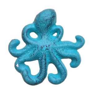 2" OCTOPUS DRAWER PULL TURQUOISE C/I 1