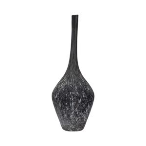 DOUGALROSE GRAY GLASS VASE 21 (IN) 4