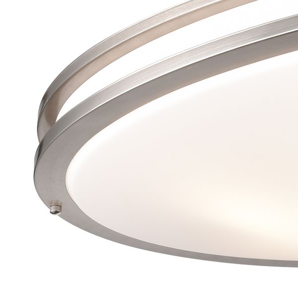 Clarion 32.5'' Wide 6-Light Flush Mount - Brushed Nickel