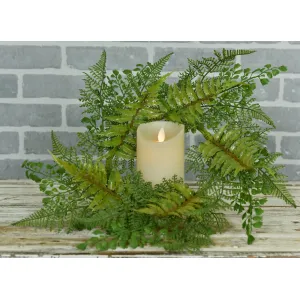 Lacy Fern 6.5in Candle Ring 1