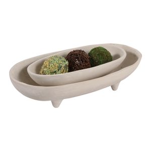 FLEMMINGMOOR SET OF 2 IVORY BOWLS 5 (IN) 4