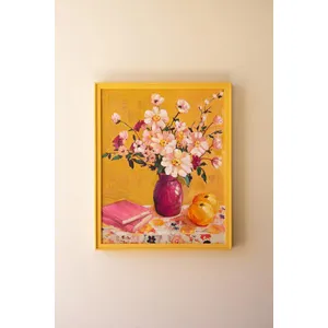 Yellow Framed Still-Life Painting 5