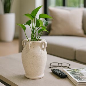COHENWAY WHITE VASE 8 (IN) 10