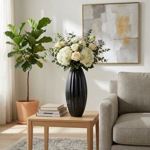 TILTONRIDGE BLACK VASE 25 (IN) 2