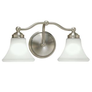 Soleil 17.5'' Wide 2-Light Vanity Light - Brushed Nickel 1