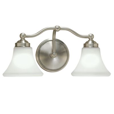 Soleil 17.5″ Wide 2-Light Vanity Light - Brushed Nickel