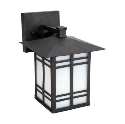 Jekyl 9.5″ High Outdoor Sconce - Small Black