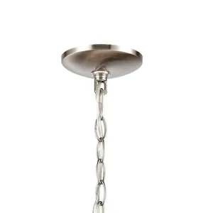 Market Square 29" Wide 9-Light Chandelier - Brushed Nickel 4