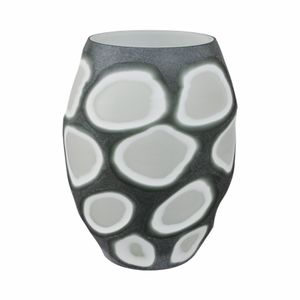 ARNETTBEACH GRAY GLASS VASE 12 (IN) 1