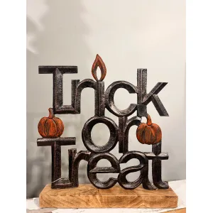 Trick or Treat Metal Sign 2