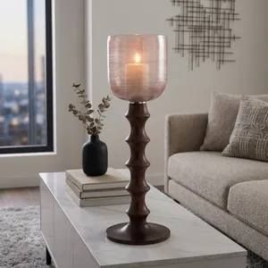 HENLEYSTONE PINK GLASS 24 (IN) 10