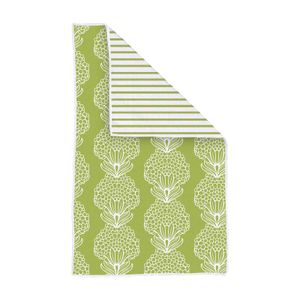 Hydrangea Green Eco Kitchen Tea Towel 4