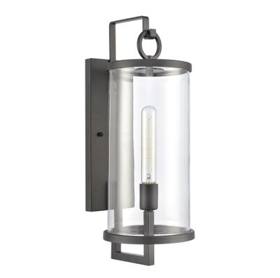 Hopkins 20.25″ High 1-Light Outdoor Sconce - Charcoal Black