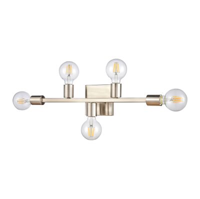 Attune 22″ Wide 5-Light Vanity Light - Satin Nickel