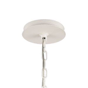 Sea Urchin 27'' Wide 6-Light Chandelier - White Coral 5