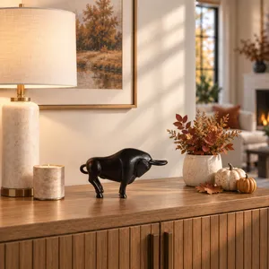 DUFFYSTONE BLACK DECOR 6 (IN) 10