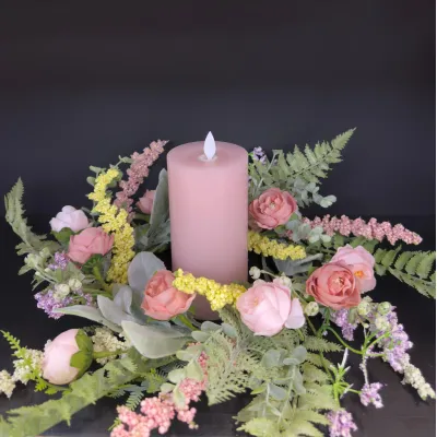 Cottage Bloom 6.5in Candle Ring