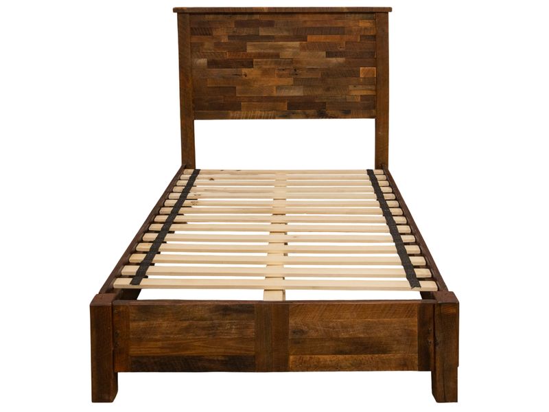 Barnwood Americana Bed with Rail System - Cal King 5