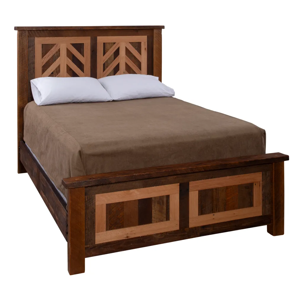 Colonial Barnwood Roanoke Bed - Double
